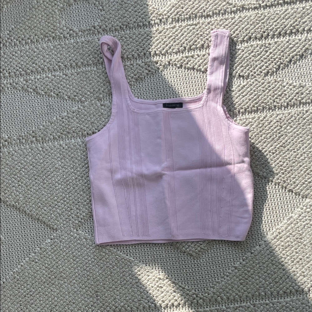 Light Pink Crop Top